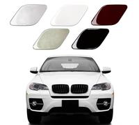 LHZPGC Car Front Bumper Headlight Washer Cover Cap for BMW X6 E71 E72 2008-2014,ABS,C-Silver-Right