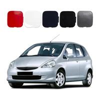 LHZPGC Car Front Bumper Tow Hook Cover Cap For Honda Jazz Fit GD1 GD3 2005-2008, ABS Trailer Cover,1PCS,Left/Right,D-Red