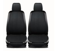 LHZPGC Non-slip Car Seat Cover for BMW 2 Series F44 Gran Coupe 2021 2022 2023,Front/Rear seat Cushion/Backrest protector Pad,Flax/Breathable,A-Black-2 seats