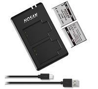 LI-50B Battery HOSAN Camera Battery Set for Olympus Li-50B for Pentax D-Li92 and for Ricoh DB-100 Olympus SP-720UZ, SP-800UZ, SP-810UZ, Olympus SZ-10, SZ-12, SZ-15, SZ-16, SZ-20, SZ-30MR, SZ31MR