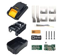 Li-ion Battery Case Parts Cover Replacement for Dewalt 18V Battery, 10-Cell 21700 Battery Case Replacement Cover Housing Repair Kit Parts for Cordless Power Tools