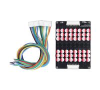 Li Ion Battery Energy Transfer Equalization Capacitor Lithium Lipo Active Equalizer Balancer for Lithium Titanate Suitable for LiFePo4 LTO 5A JW12 16S PCB 125x91x16mm 8 Pin 9 Pin