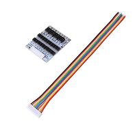 Li ion Battery Protection Board PCB High Performance 10S 36V 40A with Balance Function for Ternary Cobalt Batteries 53x63mm