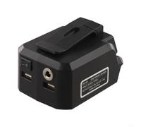 Li-Ion for battery Converter 18V USB Port Belt Clip Li-Ion for | for ideal for heated jackets, gloves, LED work lights, and portable fans, versatile for outdoor power solution
