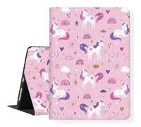 LI-LOVE Case for iPad A16 11 inch 2025 (11th Gen), iPad 10th Generation 10.9 inch 2022, Folio Stand Cover Unicorn Adjustable Angles Auto Wake Sleep Smart Soft TPU Case