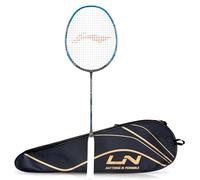 Li-Ning 3D Calibar X Combat Carbon Graphite Strung Racquets, 85 Grams, 30 Lbs String Tension and Free Full Cover