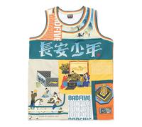 Li-Ning BadFive Changan Boys Graphic Basketball Jersey 'Multi-Color' AAYQ515-1 XXL