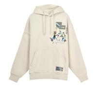 Li-Ning BadFive Changan Boys Graphic Hoodie 'Beige' AWDQB45-1 L