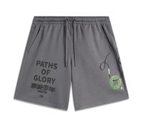 Li-Ning BadFive Changan Boys Graphic Shorts 'Smoke Grey' AKSU965-3 S