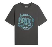 Li-Ning BadFive City Graphic Loose Fit T-shirt 'Grey' AHSS735-5 M