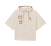 Li-Ning Counterflow Embroidered Logo Short Sleeve Hoodie 'Light Brown' AWDS597-2 L
