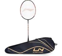 Li-Ning Turbo 99 Carbon Fibre Racket with Free Full Cover (Black/Red)