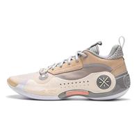 Li-Ning Way of Wade 10 Origin Men Basketball Shoes Lining Anti-Slip Professional Shock Absorption Sneakers Sports Shoes Light Brown Grey US 10.5/ UK 9.5