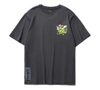 Li-Ning x Disney Donald Duck Cartoon Printing Tee 'Black Grey' AHSR546-2 M