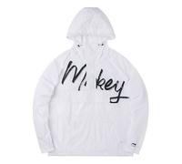 Li-Ning x Disney Graphic Half Zip Hooded Jacket 'White Black' AFDQ409-1 XXL