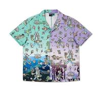 Li-Ning x Steven Harrington Graphic Leisure Shirt 'Green Purple' ASHR139-1 S