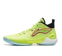 Li-Ning YUSHUAI 18 Men's Lightweight High Rebound Basketball Professional Match Shoes Green Black US 8/ UK 7