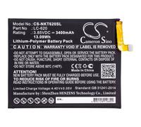 Li-Polymer BATTERIE 3.85V 3400mAh Type LC-620 For Nokia 6.2