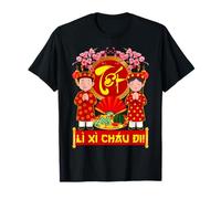 Li Xi Chau Di Chuc Mung NAM Moi Vietnamese New Year TET Kids T-Shirt