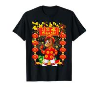 Li Xi Me Please Happy TET 2026 Horse Vietnamese Ao Dai Kids T-Shirt
