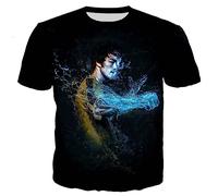 Li Xiaolong Dragon T-Shirt Men's Kung Fu Martial Art 3D Printed T Shirts Short Sleeve Crew Neck Summer Casual Tee Shirts Summer Tops