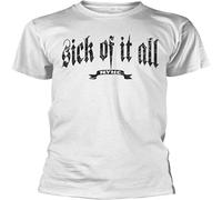 LI XIAOYA TONLION Sick of It All 'Pete' T-Shirt White XL