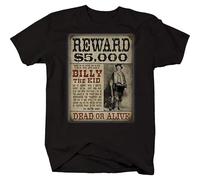 LI YA DENTAL Billy The Kid T Shirt Wild West Black XL