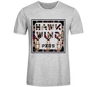 LI YA DENTAL Hawkwind Pxr5 Mens Funny T Shirts O Neck GreyXL