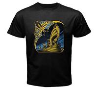 LI YA DENTAL Iron Butterfly T-Shirt Graphic Tee Printed Top for Mens BlackXL