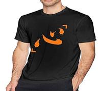 LI YA DENTAL Netero Lucky Shirt Symbol (Heartmind) Short Sleeve T Shirts for Men Black XL