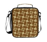 LI ZHI XIN Adults Kids Lunch Bag Box Handheld Shoulder Strap Insulated Cooler Bag for Childrens Boys Girls to School Offic Work Camping Picnic Windmill Pattern