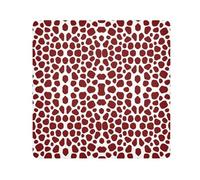 LI ZHI XIN Camera Lens Magic Self-Adhesive Cloth,Makeup Wrap Cloth,35x35cm,45x45cm,55x55cm Animal Leopard Print Red