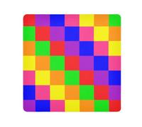 LI ZHI XIN Camera Lens Magic Self-Adhesive Cloth,Makeup Wrap Cloth,35x35cm,45x45cm,55x55cm Rainbow Grid Pattern