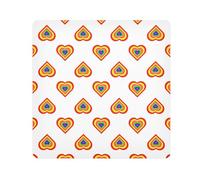 LI ZHI XIN Camera Lens Magic Self-Adhesive Cloth,Makeup Wrap Cloth,35x35cm,45x45cm,55x55cm Rainbow Heart-Shaped Pattern