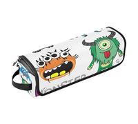 LI ZHI XIN Hair Tools Travel Bag 2 in 1 Hair Dryer Storage Bag with Heat Resistant Mat Organizer Hairdryer Case Storage Bag Curling Iron Storage Cosmetic Box Alien Specter Cartoon Pattern