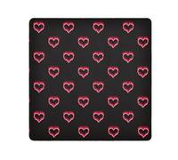 LI ZHI XIN Magic Self-Adhesive Cloth,Camera Lens Wrap Cloth,Makeup Wrap Cloth Bag,Cosmetic Bag Magic Cloth,35x35cm,45x45cm,55x55cm Heart Shaped Patterns