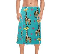 LI ZHI XIN Men's Half Body Bath Towel Soft Adjustable Large Towel Wrap For Beach Swimming Spa Pools Sauna Gyms Vintage Style Bird Firefly