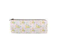 LI ZHI XIN Student Teenagers Pencil Case Circular Round Zip Pencil Bag Organiser Bag Small Makeup Case 8×3×3 in Koala Star Moon Cloud