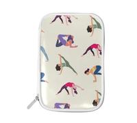 LI ZHI XIN Teenagers Student Large Pencil Case Zip Color Multifunctional Fashion Makeup Storage Bag Sports Yoga Girl Exercise