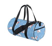 LI ZHI XIN Unisex Duffel Bag Carry Fitness Sports Bag for Men Women Polar Bear Bird Pattern
