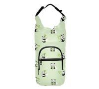 LI ZHI XIN Water Bottle Carrier with Strap，Water Bottle Holder for Backpack，Water Bottle Accessories，Handheld Water Bottle Insulated Bag Fits 40oz Animal Panda Cartoon Pattern