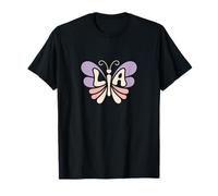 Lia Butterfly - Personalized Cute Name Word Art T-Shirt