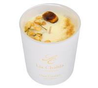 LIA CHAHLA LONDON Spiritual Candles Gifts for Men & Women - Aromatherapy Candle with Genuine Tiger Eye Crystal 60 Hrs - Positive Energy Gifts for Protection & Healing