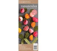 Creativity Street LIA Flower Crepe KIT Ranunculus, Paper, Assorted Colors, One Size