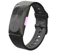 LIAISE Wearable Audio Bible Watch, WWJD Scripture Bracelet, Rechargeable Bible Speaker Wristband, Black & White Options, Silicone