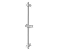 LIAIZE Shower Slide Bar, Adjustable 54cm, Stainless Steel Shower head holder, 360° Rotatable Shower Riser Rail, Polishing Shower Slider Rail