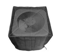 Liakyunf AC Cover | Mesh Breathable Defending Tool | All Seasons Full AC Cover | for Outdoor Spring Summer Fall Winter Rain Wind Air Conditioner