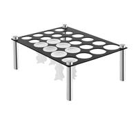 Liakyunf Chess Piece Holder for Resin | Decoration Making Supplies,24-Hole Metal Holder for Chess Piece Silicone Mold | for Adults Students Beginners Teens Home Studio Gathering