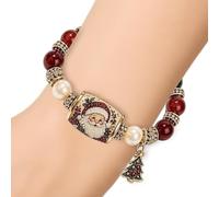 Liakyunf Christmas Bracelets Party Festival Holiday Adjustable Bangle
