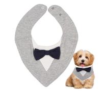 Liakyunf Dog Wedding Outfit,Funny Bandana Accessories Stylish Outfit | Tuxedo Collar for Dog - for Small Medium Large Pet Birthday Parties Valentine's Day